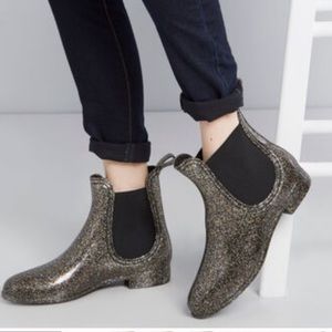 Report Slicker Chelsea Rain Boots SHIMMER